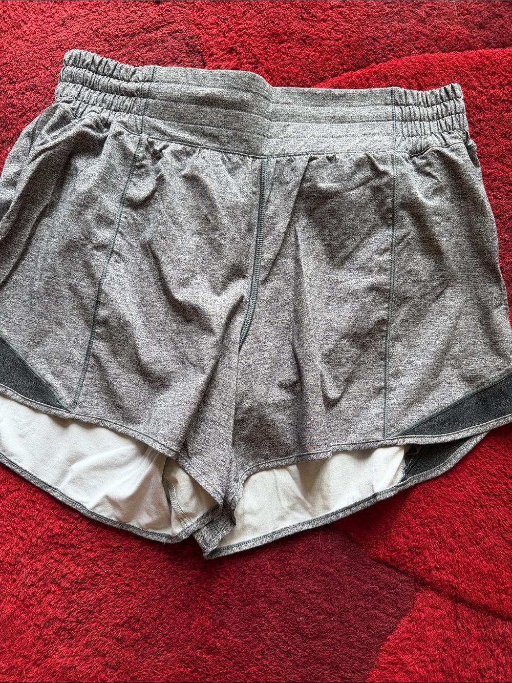 Women’s Lululemon hotty hot Grey Athletic Running Shorts